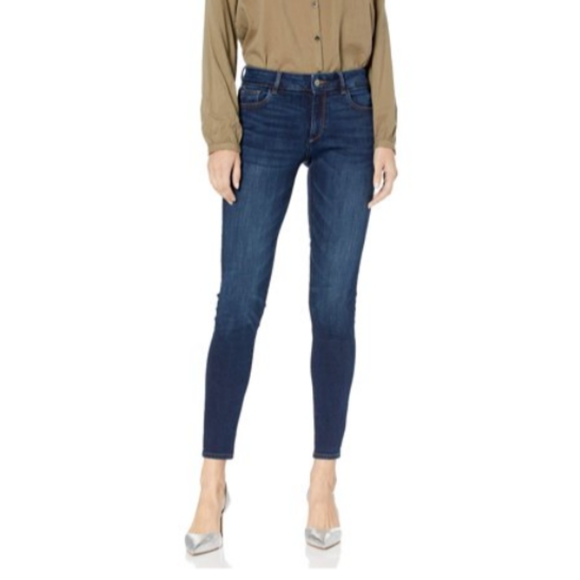 DL 1961 Emma Power legging jeans khaki NWT size 27 - Picture 9 of 9